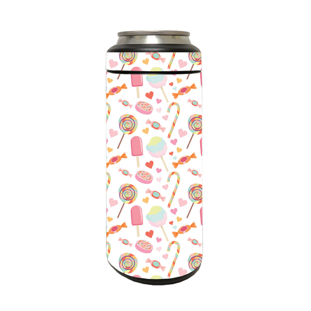 Picture of MightySkins YERM12COLSL-Candy Bash Skin Compatible with YETI Rambler 12 oz Colster Slim Can - Candy Bash