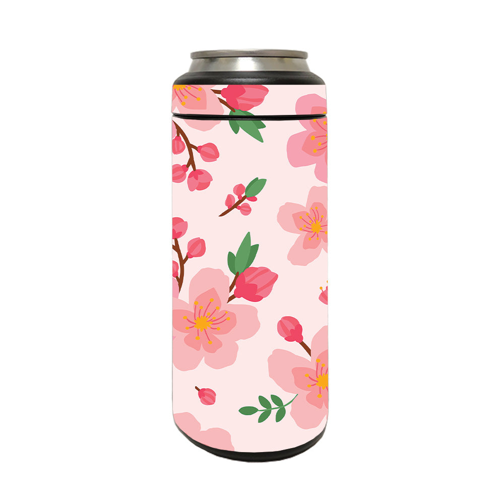 Picture of MightySkins YERM12COLSL-Lilies In Bloom Skin Compatible with YETI Rambler 12 oz Colster Slim Can - Lilies In Bloom
