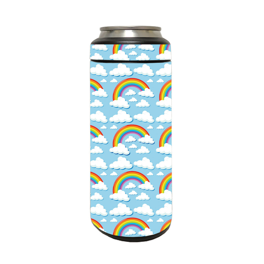 Picture of MightySkins YERM12COLSL-Over The Rainbow Skin Compatible with YETI Rambler 12 oz Colster Slim Can - Over The Rainbow