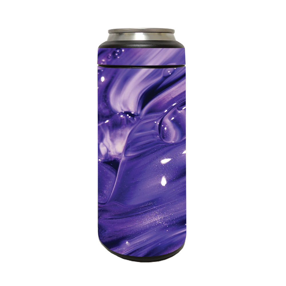 Picture of MightySkins YERM12COLSL-Purple Wash Skin Compatible with YETI Rambler 12 oz Colster Slim Can - Purple Wash