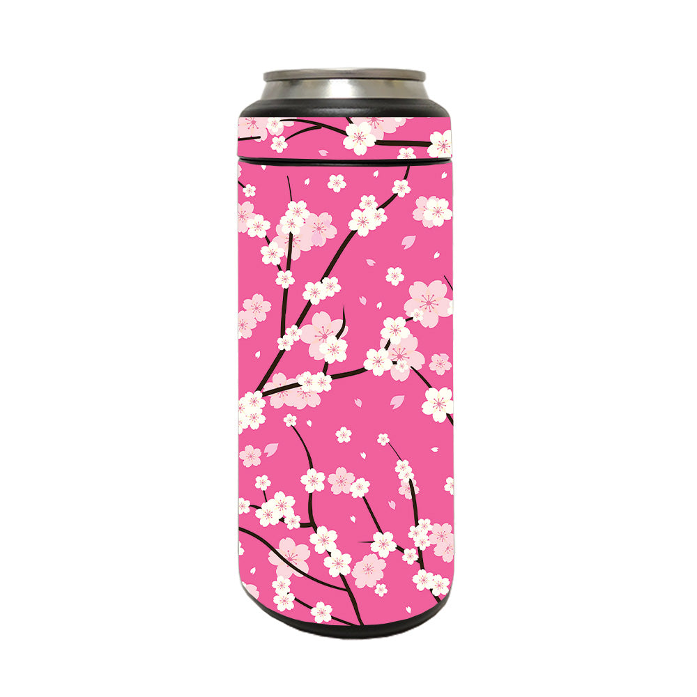 Picture of MightySkins YERM12COLSL-Sakura Pink Skin Compatible with YETI Rambler 12 oz Colster Slim Can - Sakura Pink
