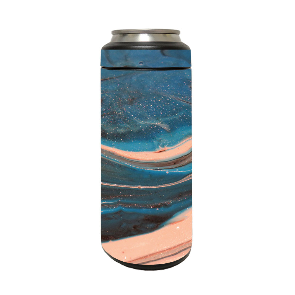 Picture of MightySkins YERM12COLSL-Sea Dunes Skin Compatible with YETI Rambler 12 oz Colster Slim Can - Sea Dunes