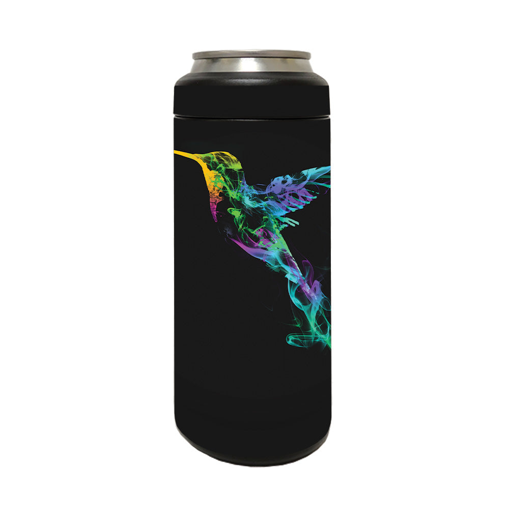 Picture of MightySkins YERM12COLSL-Strange Smoke Skin Compatible with YETI Rambler 12 oz Colster Slim Can - Strange Smoke
