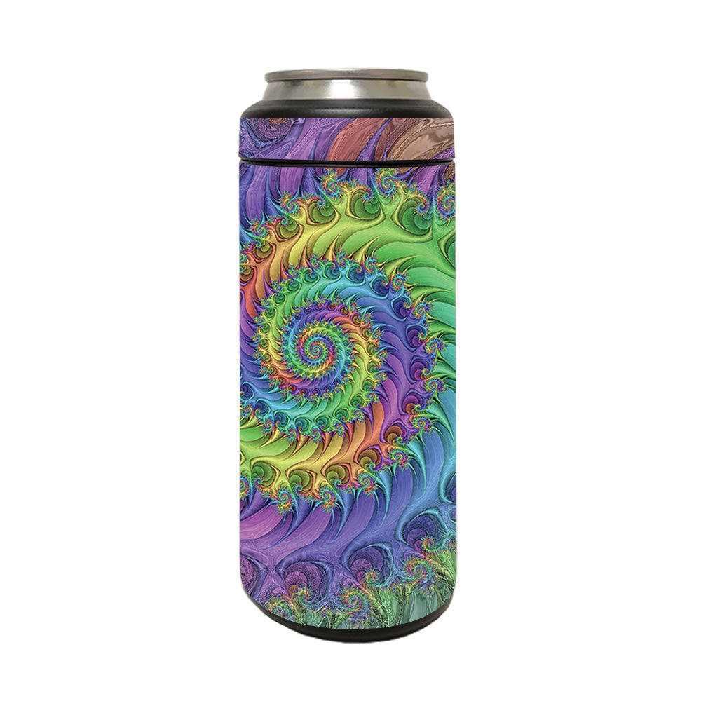 Picture of MightySkins YERM12COLSL-Tripping Skin Compatible with YETI Rambler 12 oz Colster Slim Can - Tripping