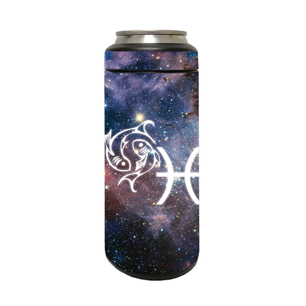 Picture of MightySkins YERM12COLSL-Pisces Skin Compatible with YETI Rambler 12 oz Colster Slim Can - Pisces
