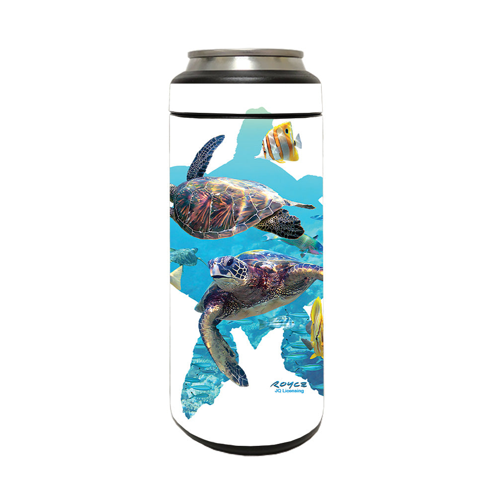 Picture of MightySkins YERM12COLSL-Turtly Cool Skin Compatible with YETI Rambler 12 oz Colster Slim Can - Turtly Cool