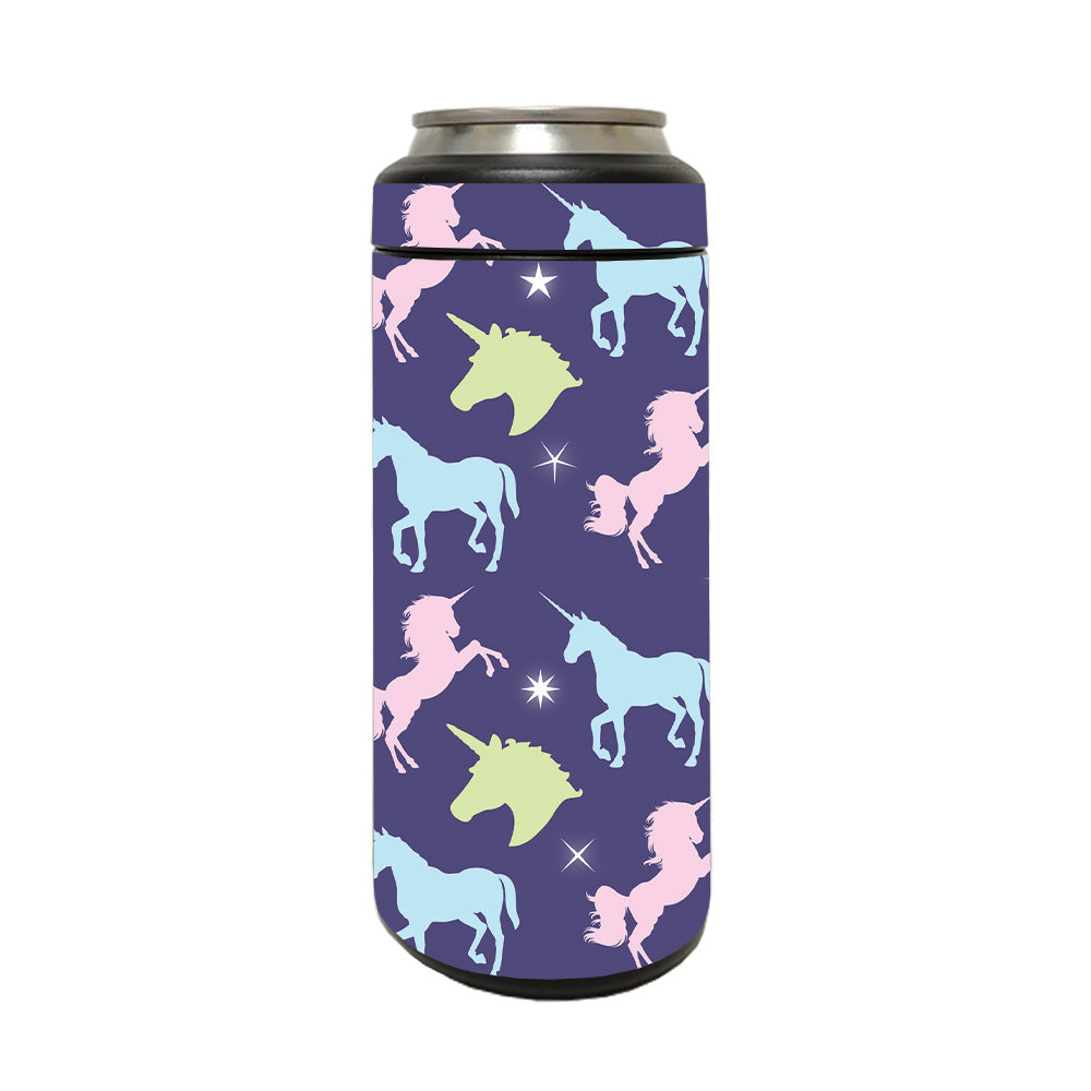 Picture of MightySkins YERM12COLSL-Unicorn Dream Skin Compatible with YETI Rambler 12 oz Colster Slim Can - Unicorn Dream