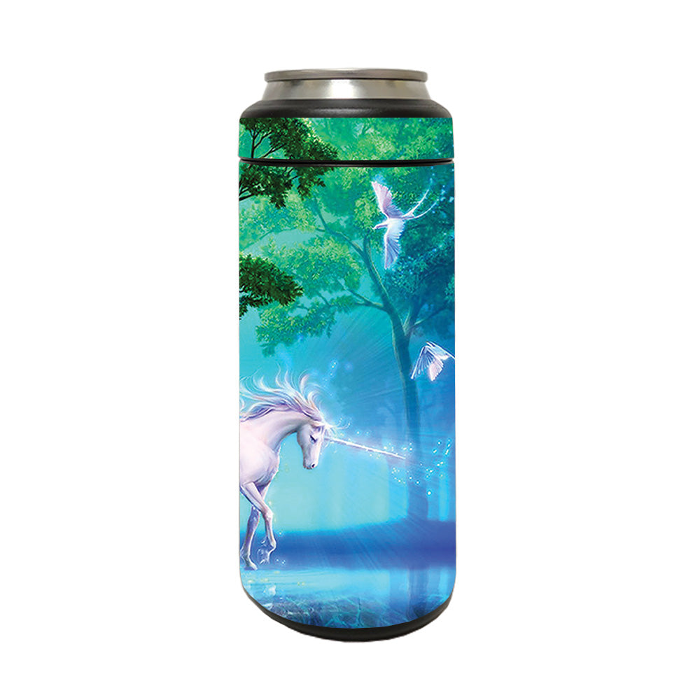 Picture of MightySkins YERM12COLSL-Unicorn Fantasy Skin Compatible with YETI Rambler 12 oz Colster Slim Can - Unicorn Fantasy