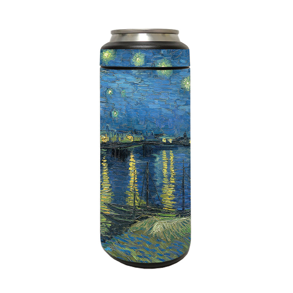 Picture of MightySkins YERM12COLSL-Over The Rhone Skin Compatible with YETI Rambler 12 oz Colster Slim Can - Over The Rhone