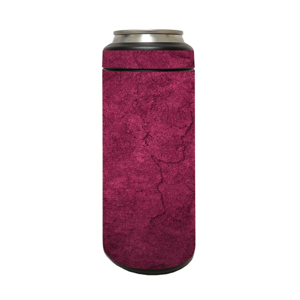 Picture of MightySkins YERM12COLSL-Pink Gravel Skin Compatible with YETI Rambler 12 oz Colster Slim Can - Pink Gravel