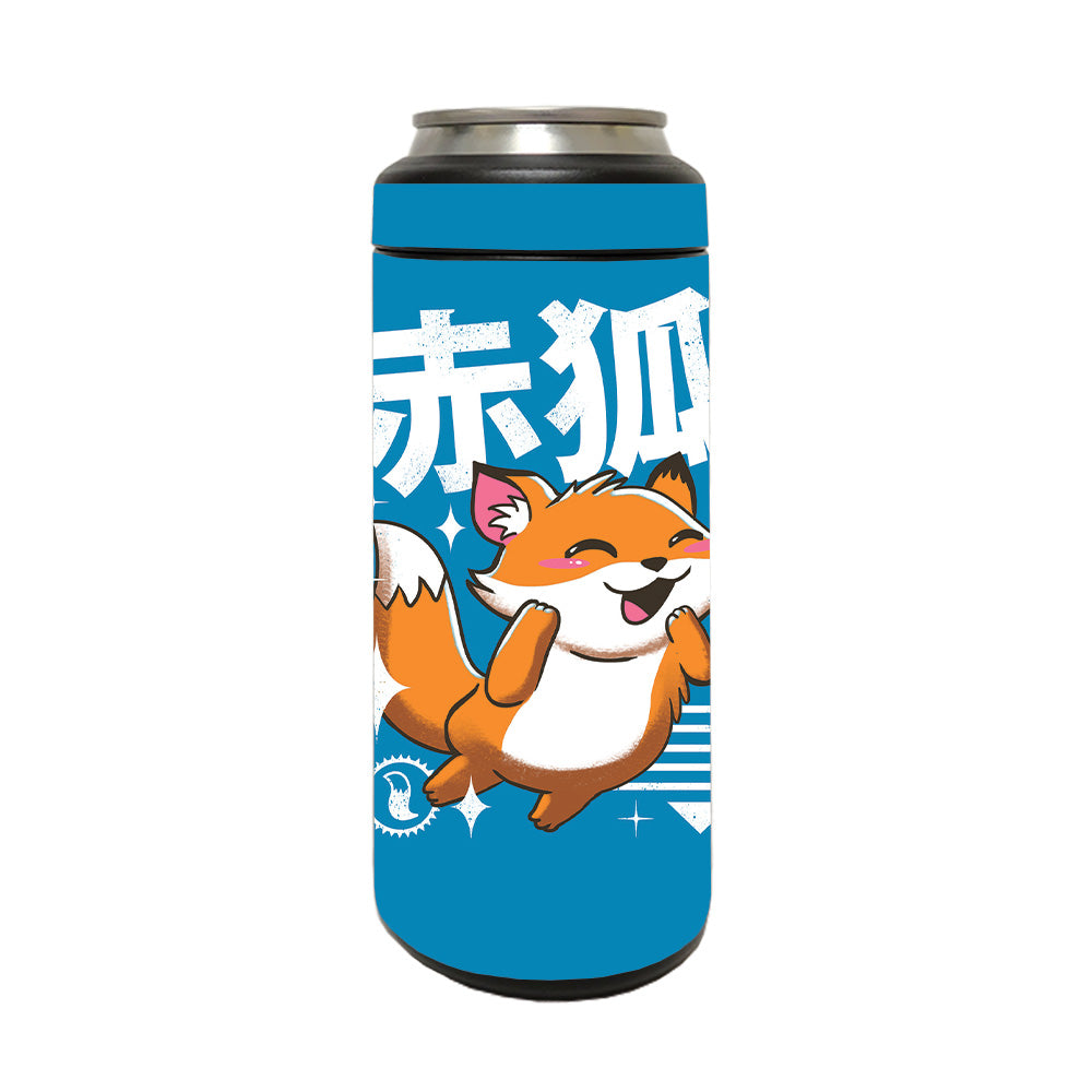 Picture of MightySkins YERM12COLSL-Fox Kawaii Skin Compatible with YETI Rambler 12 oz Colster Slim Can - Fox Kawaii