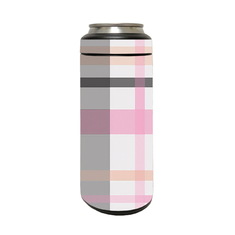 Picture of MightySkins YERM12COLSL-Plaid Skin Compatible with YETI Rambler 12 oz Colster Slim Can - Plaid