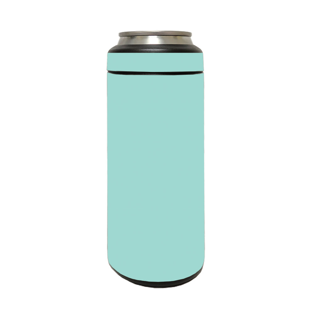 Picture of MightySkins YERM12COLSL-Solid Seafoam Skin Compatible with YETI Rambler 12 oz Colster Slim Can - Solid Seafoam