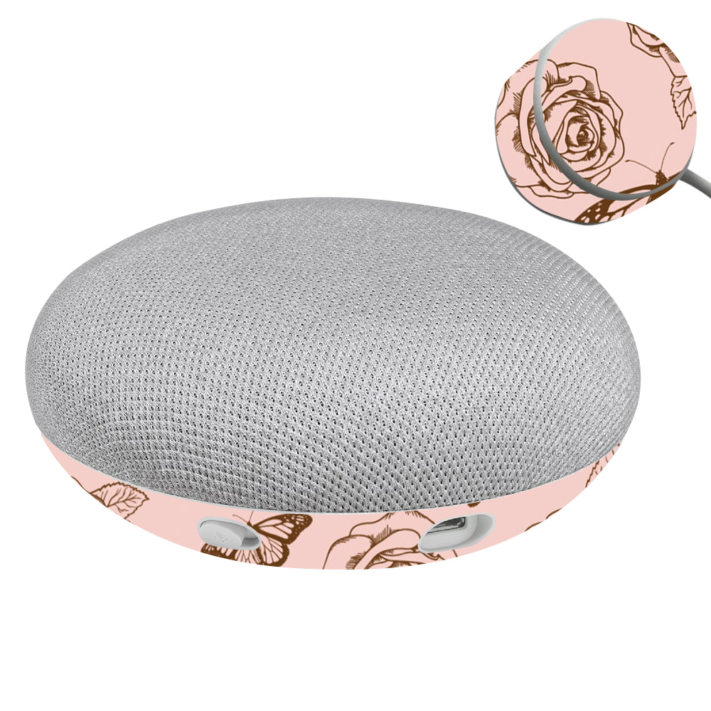 GOOHOMIButterfly Garden Skin for Google Home Mini Butterfly Garden