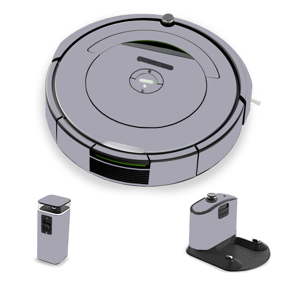 Picture of MightySkins IRRO690-Solid Gray Skin for iRobot Roomba 690 Robot Vacuum&#44; Solid Gray