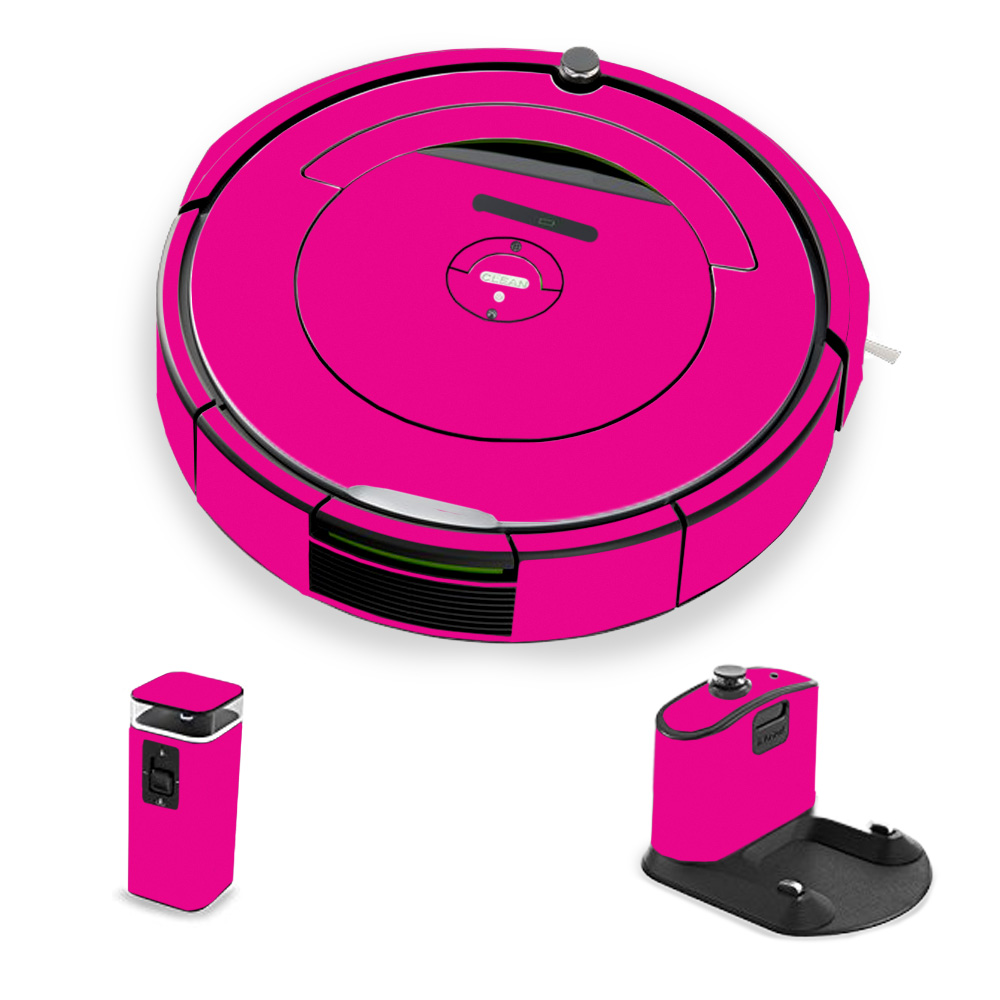 Picture of MightySkins IRRO690-Solid Hot Pink Skin for iRobot Roomba 690 Robot Vacuum&#44; Solid Hot Pink