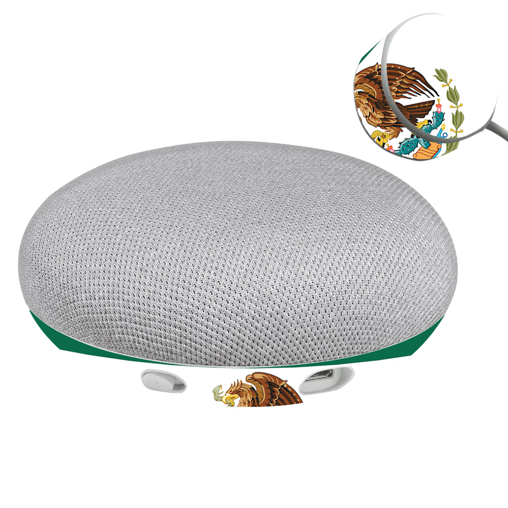 GOOHOMIMexican Flag Skin for Google Home Mini Mexican Flag
