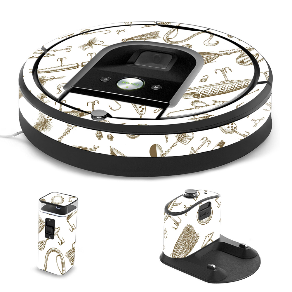 IRRO960-Retro Lures Skin for iRobot Roomba 960 Robot Vacuum, Retro Lures -  MightySkins