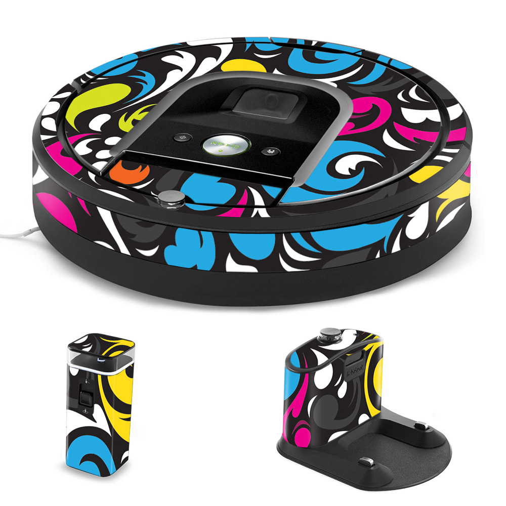 IRRO960-Swirly Skin for iRobot Roomba 960 Robot Vacuum, Swirly -  MightySkins