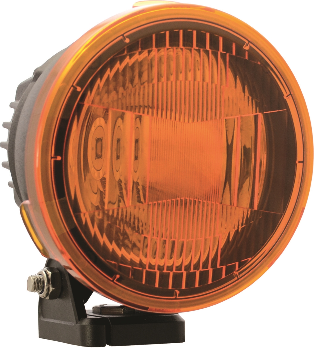 4.72 in. Cannon Light Polycarbonate Euro Cover, Yellow