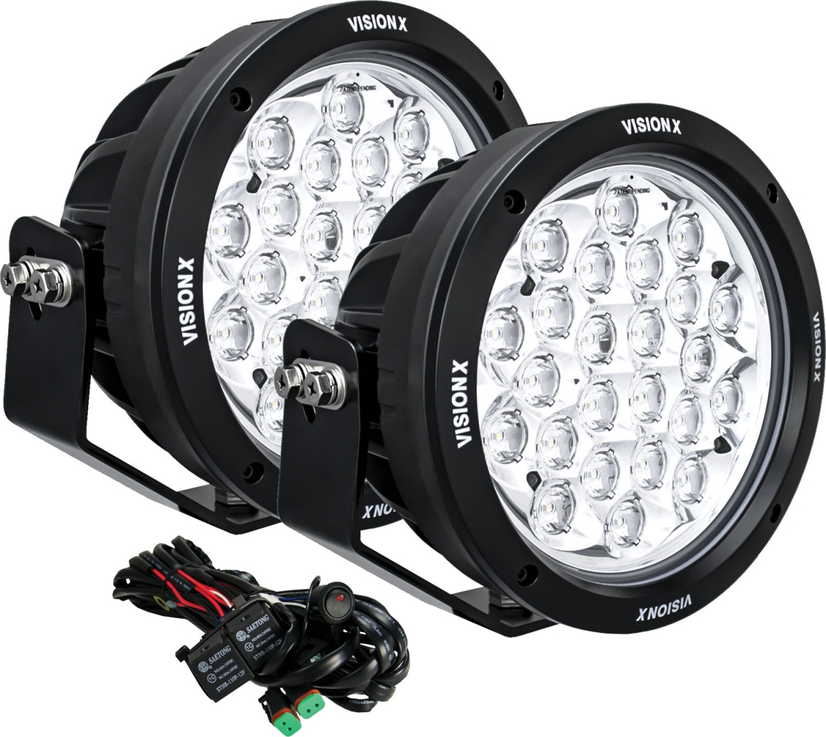 Picture of Vision X Lighting CG2-CPM2410KIT 8.7 in. 24 LED CG2 Light Cannon Including Harness Using DTP Connector - Pack of 2