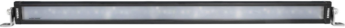 XPL-CBSR28 28 in. XPL Chaser Bar Outside Red Brake & Run, DS Amber Flash Center White Solid Feet Mount LED Light