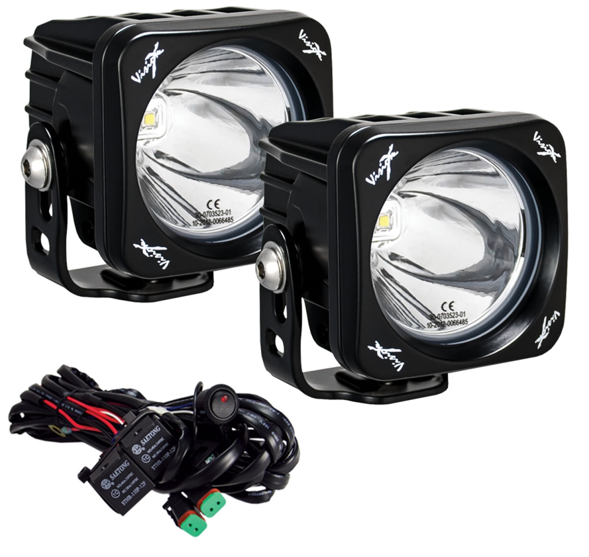 Picture of Vision X Lighting CG2-OP110KIT 3.0 in. Square Single Source 10W Light Cannon CG2 Light - Pack of 2