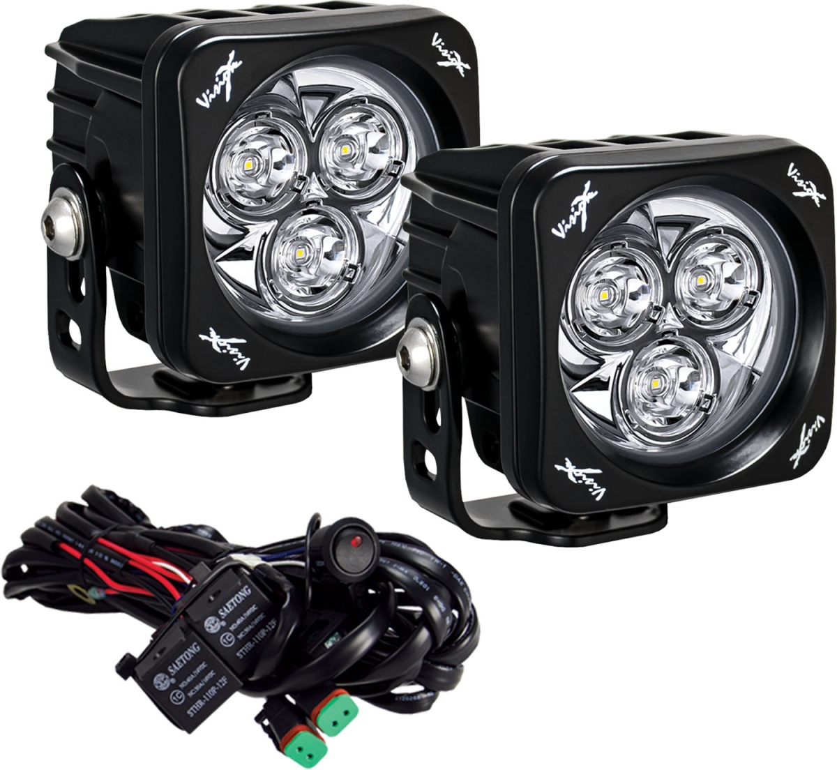 3.0 in. Square 3 LED Cannon CG2 Lights - Pack of 2