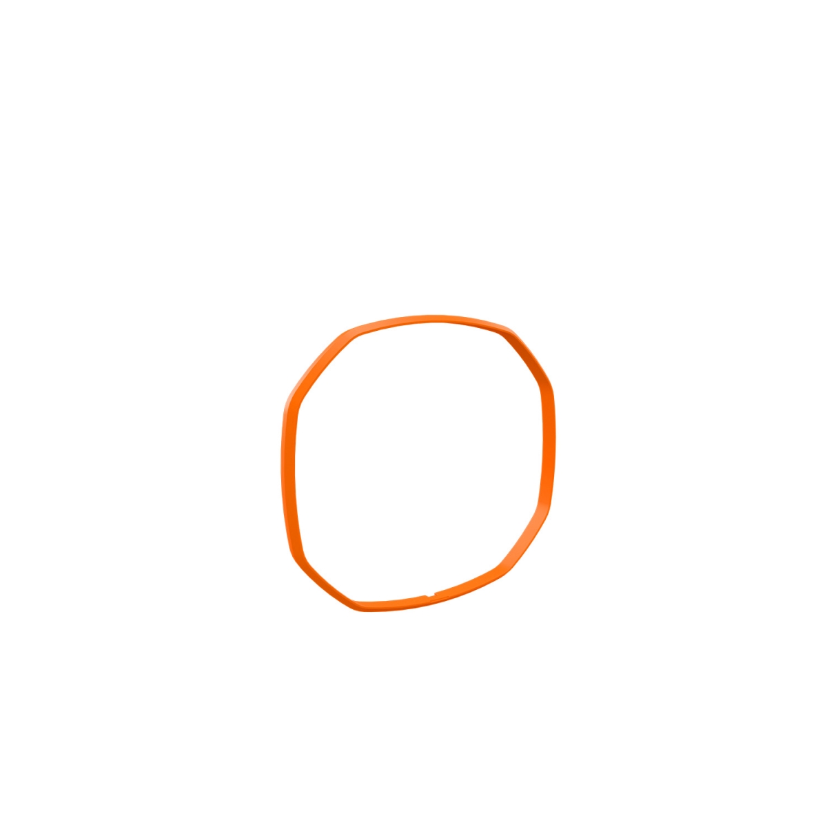 P-EXDL12TRIMOR Orange Trim Ring for 4 in. Explora Light