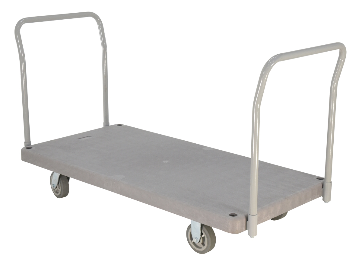Plastic Platform Truck with 2 Handles - 2000 lbs
