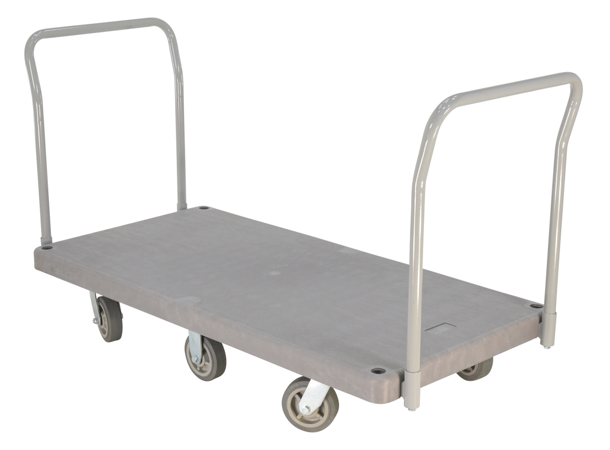 Plastic Platform Truck with 2 Handles - 3000 lbs