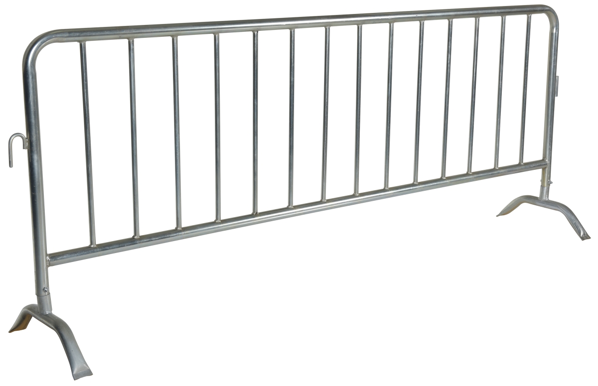 Heavy Duty Galvanized Barrier with Curved Feet
