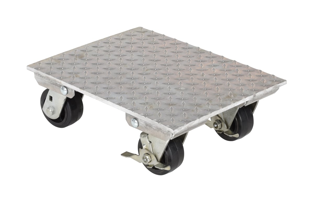 VPLDO-A-1418 14 x 18 in. Aluminum Plate Dolly - 1200 lbs