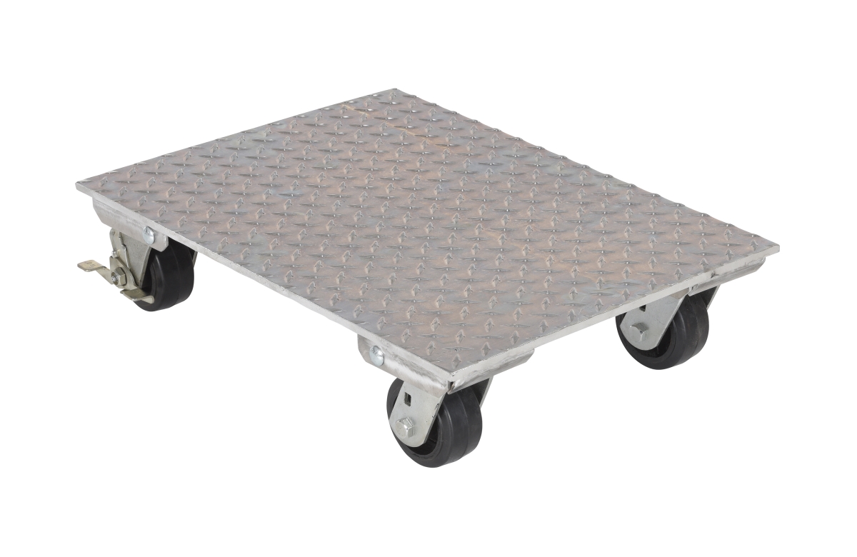 VPLDO-A-1824 18 x 24 in. Aluminum Plate Dolly - 1200 lbs