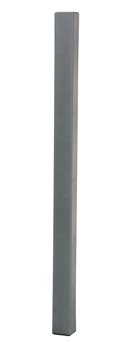 3 in. PVC Corner Guard with Aluminum Insert, Gray