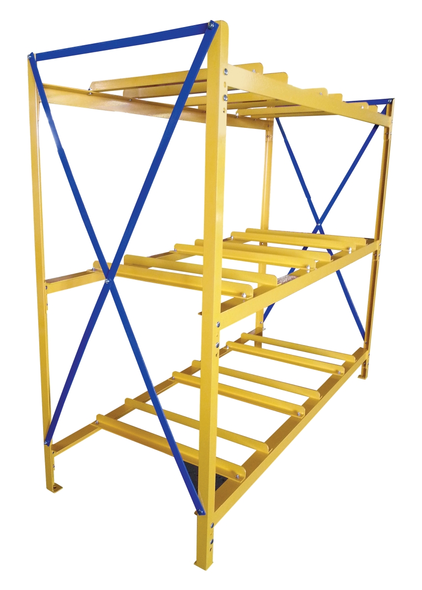DRK-3-3 Horizontal 9 Drum Storage Rack