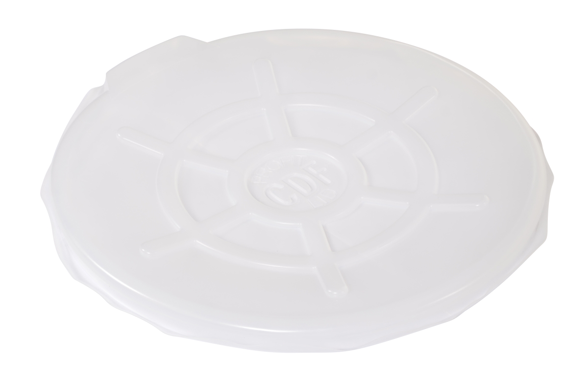 DC-TPO 55 gal Open Head Clear Plastic Drum Cover