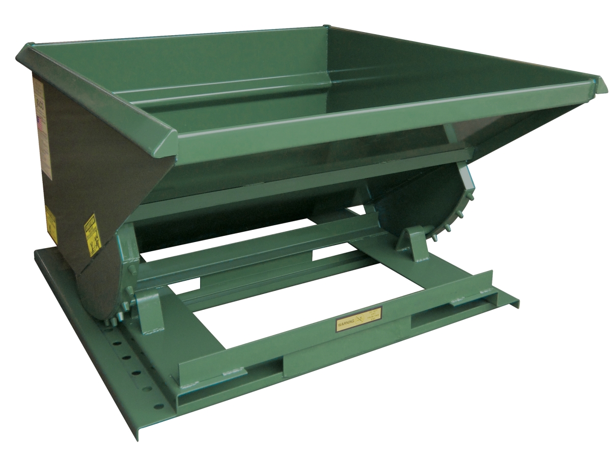 HOP-100-HD 1 cu. Yards Self-Dump Heavy Duty Hopper, 6 000 lbs -  Vestil Manufacturing