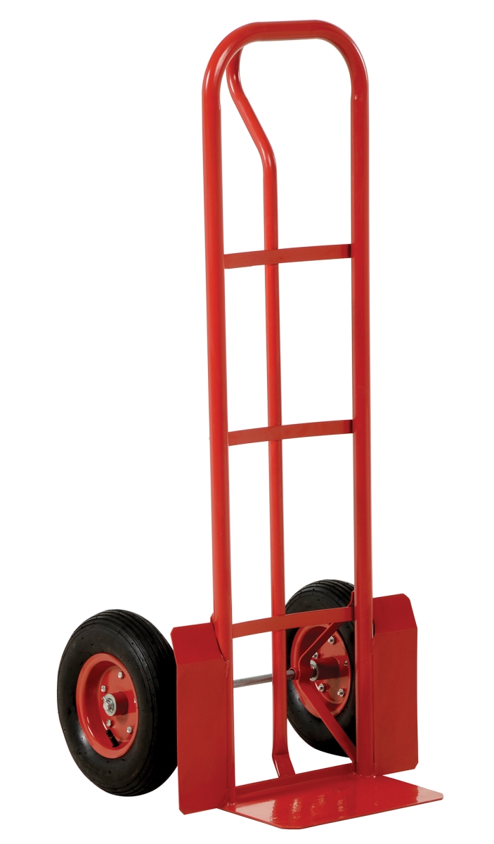 Steel P-Handle Pneumatic Truck, 600 lbs