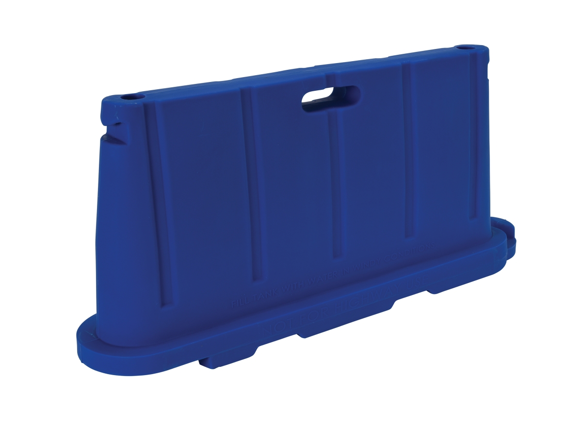 BCD-7636-BL Stackable Polyethylene Barricade, Blue