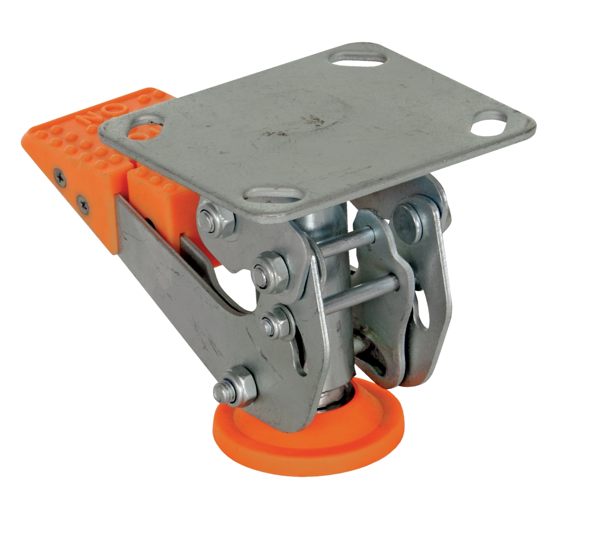 FL-LKH-4 4.62-5.75 in. Steel & Polyurethane Floor Locks