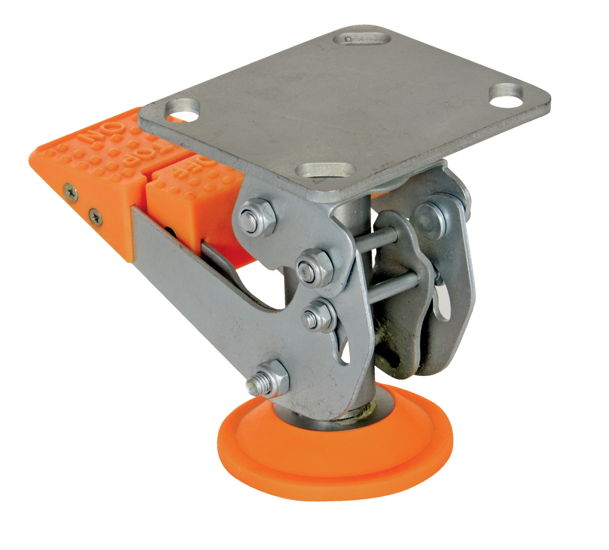 FL-LKH-5 5.62-6.75 in. Steel & Polyurethane Floor Locks
