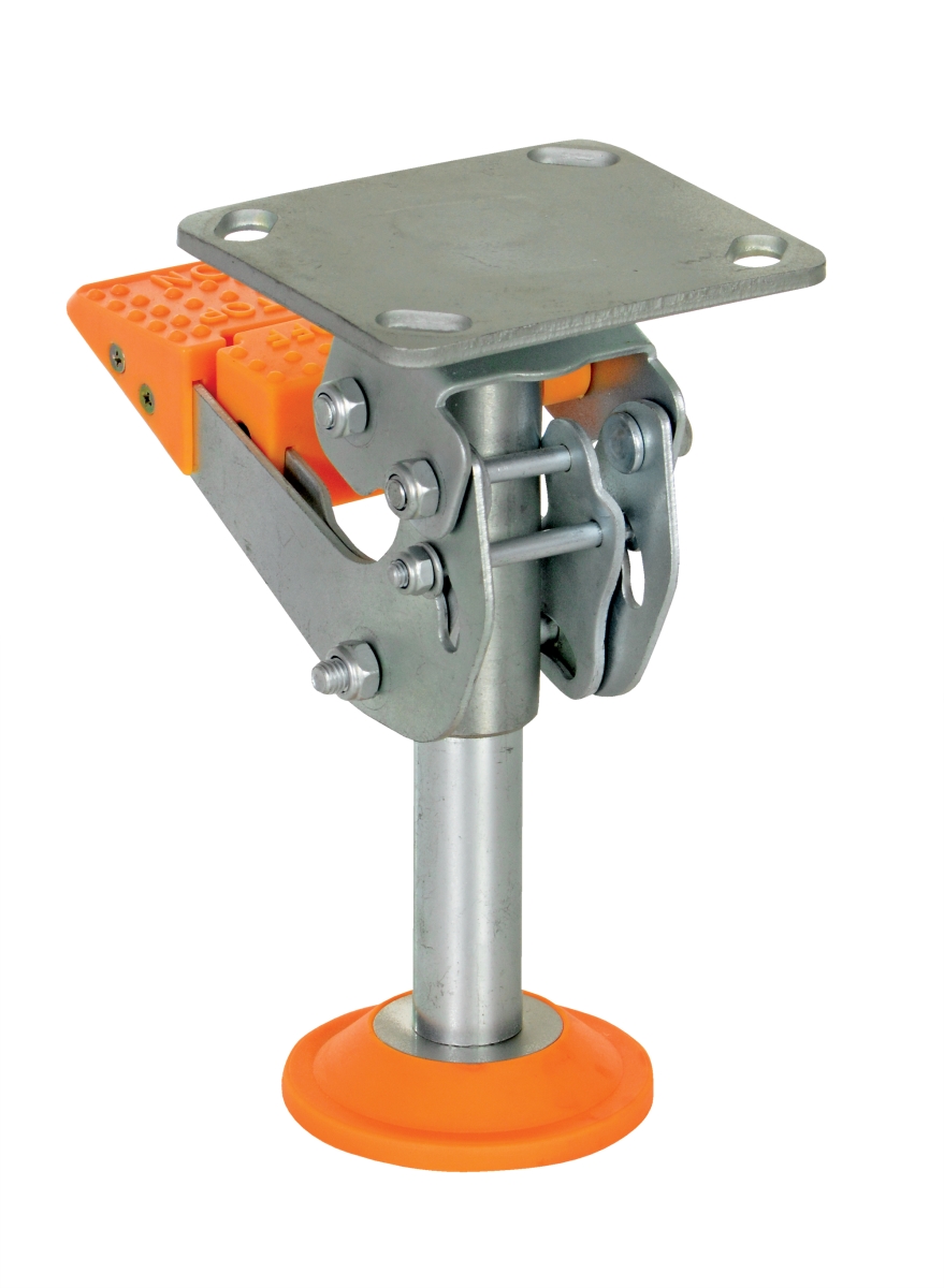 FL-LKH-8 8.31-9.43 in. Steel & Polyurethane Floor Locks