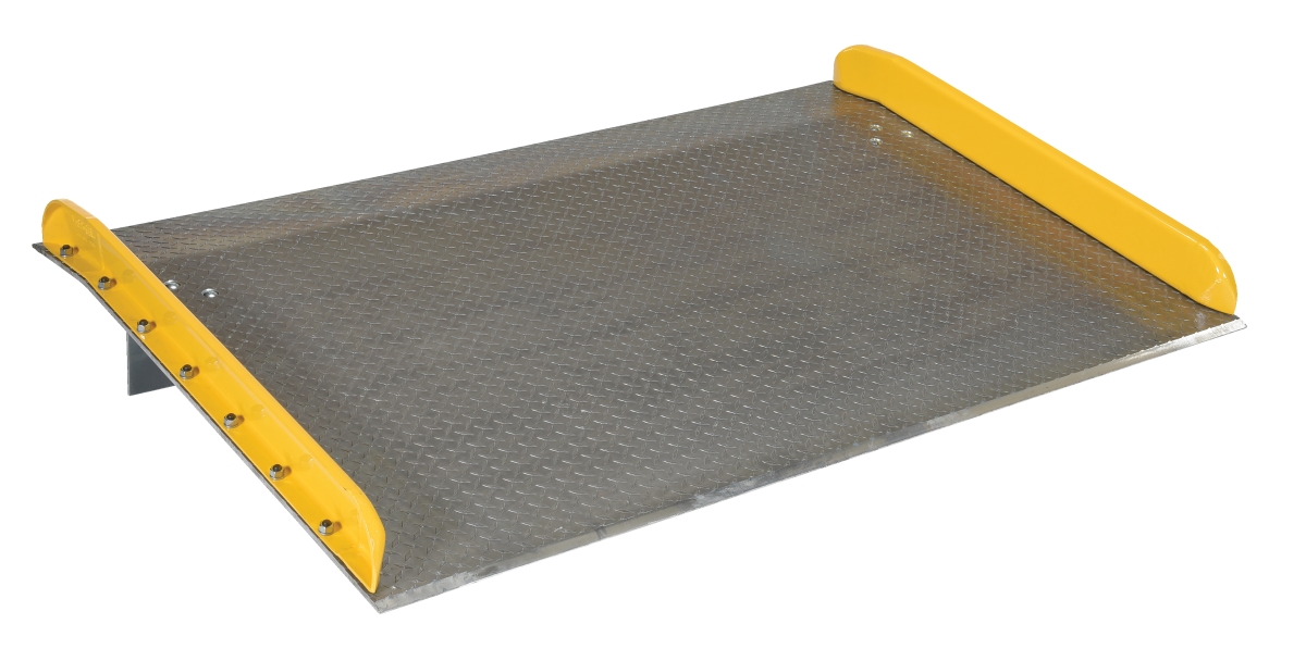 72 x 72 in. Aluminum Dockboard with Steel Curb - 20000 lbs