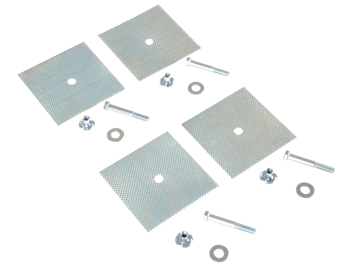 Car Stop Glue Down Anchor Plate with 4 Holes
