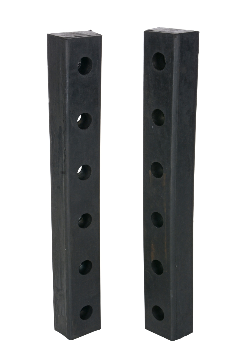 DBE-30-2 30 in. Hardened Molded Rubber Bumper, 2 Piece