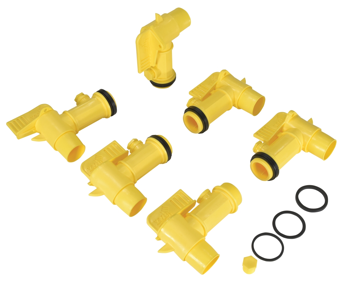 JDFT-6PKG Jumbo Manual Drum Faucet with 2 in. Bung, Set of 6