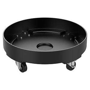 DRUM-DP-HD-55-BK 55 gal Polyethylene Heavy Duty Drum Dolly - Black