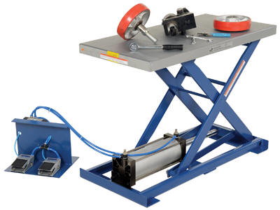 Pneumatic Scissor Lift Table, 400 lbs