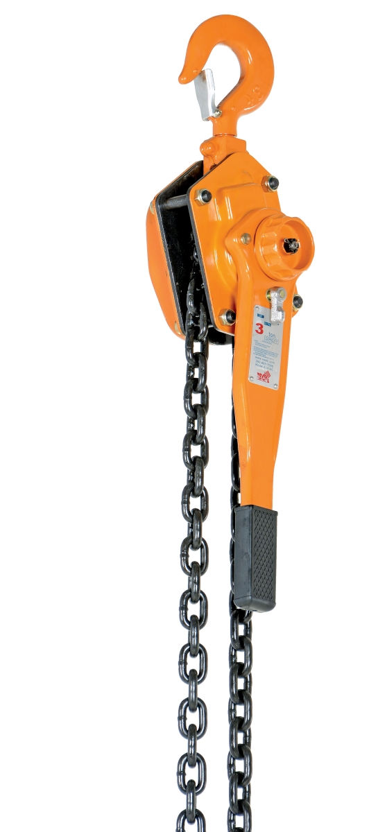 Economy Lever Hoist, 6000 Load Capacity, 19 in Hook Opening